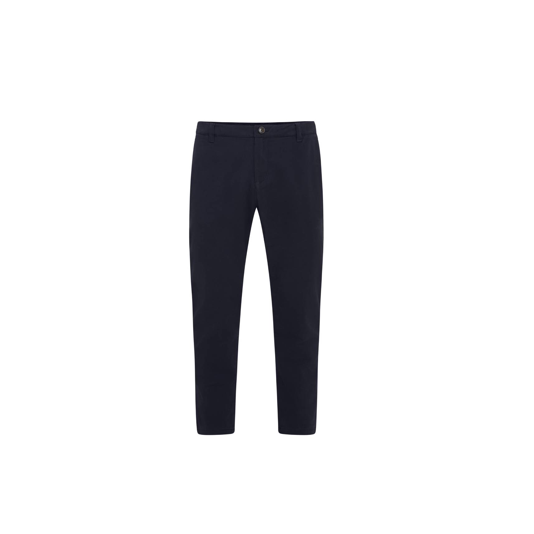 Navy Blue Boys Plus Size Sturdy Fit Adjustable Waist Chino Trousers <br/> 30" – 42" Waist