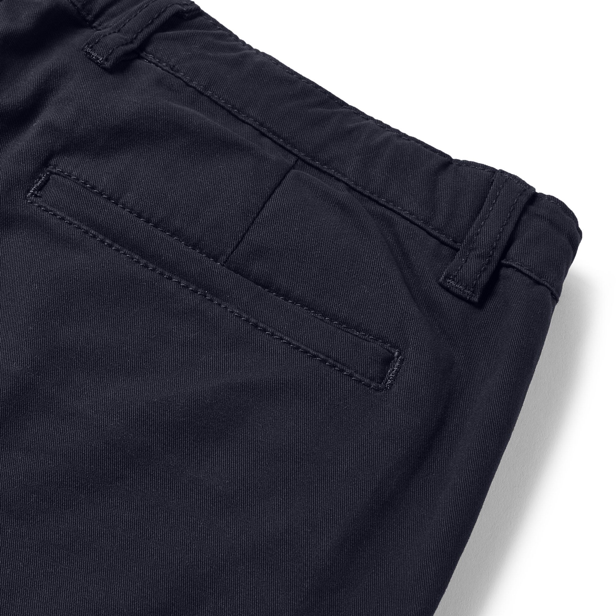 Navy Blue Boys Plus Size Sturdy Fit Adjustable Waist Chino Trousers <br/> 30" – 42" Waist - Image 4