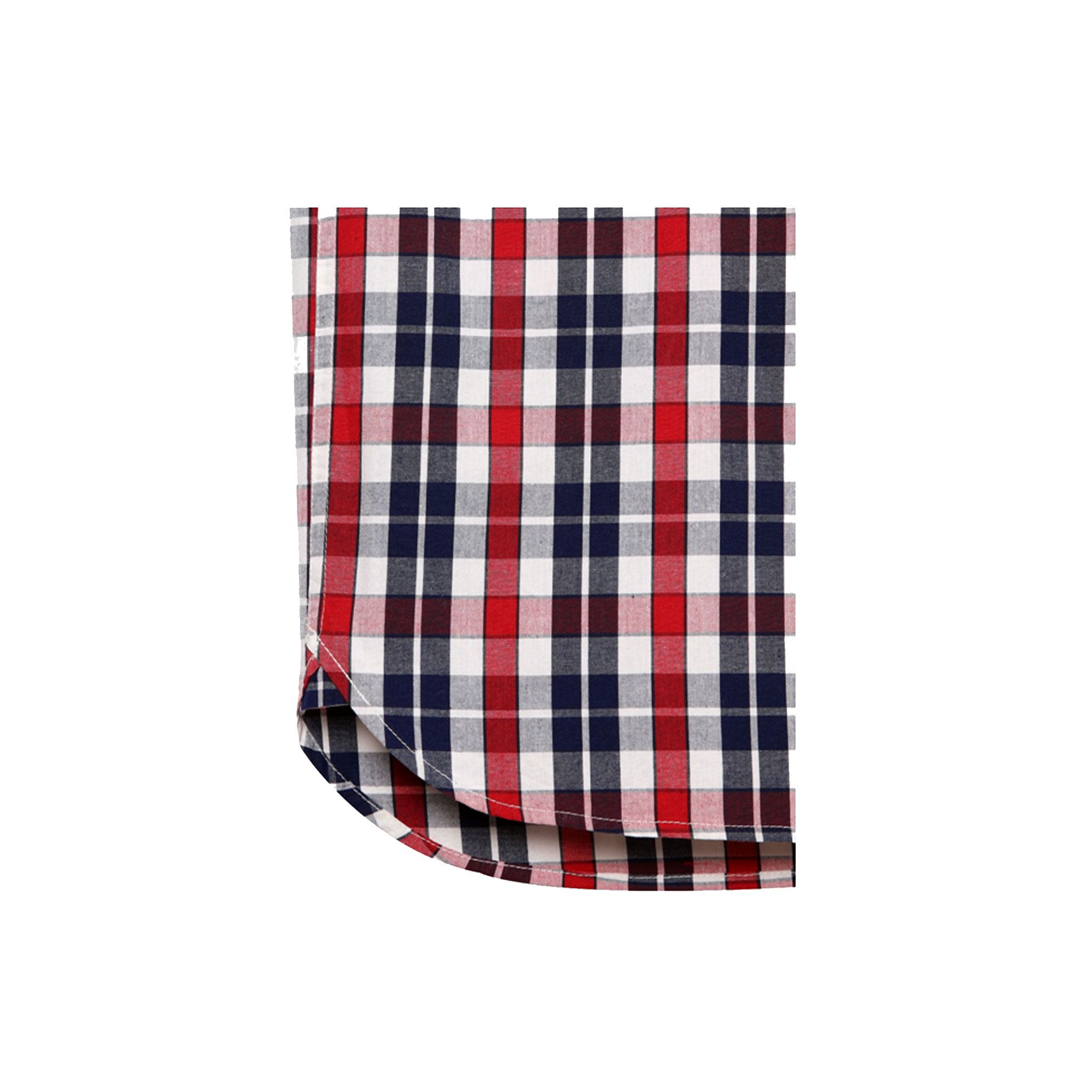 Red Mix Boys Plus Size Sturdy Fit Checked Short Sleeved Shirt <br/> 36" – 46" Chest - Image 4