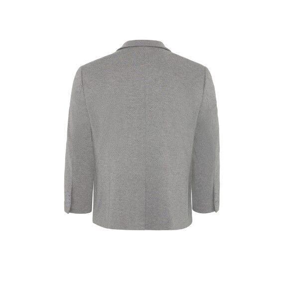 Lt Grey Boys Plus Size Sturdy Fit Ultimate Comfort Stretch Suit Jacket <br/> 36" – 44" Chest - Image 2