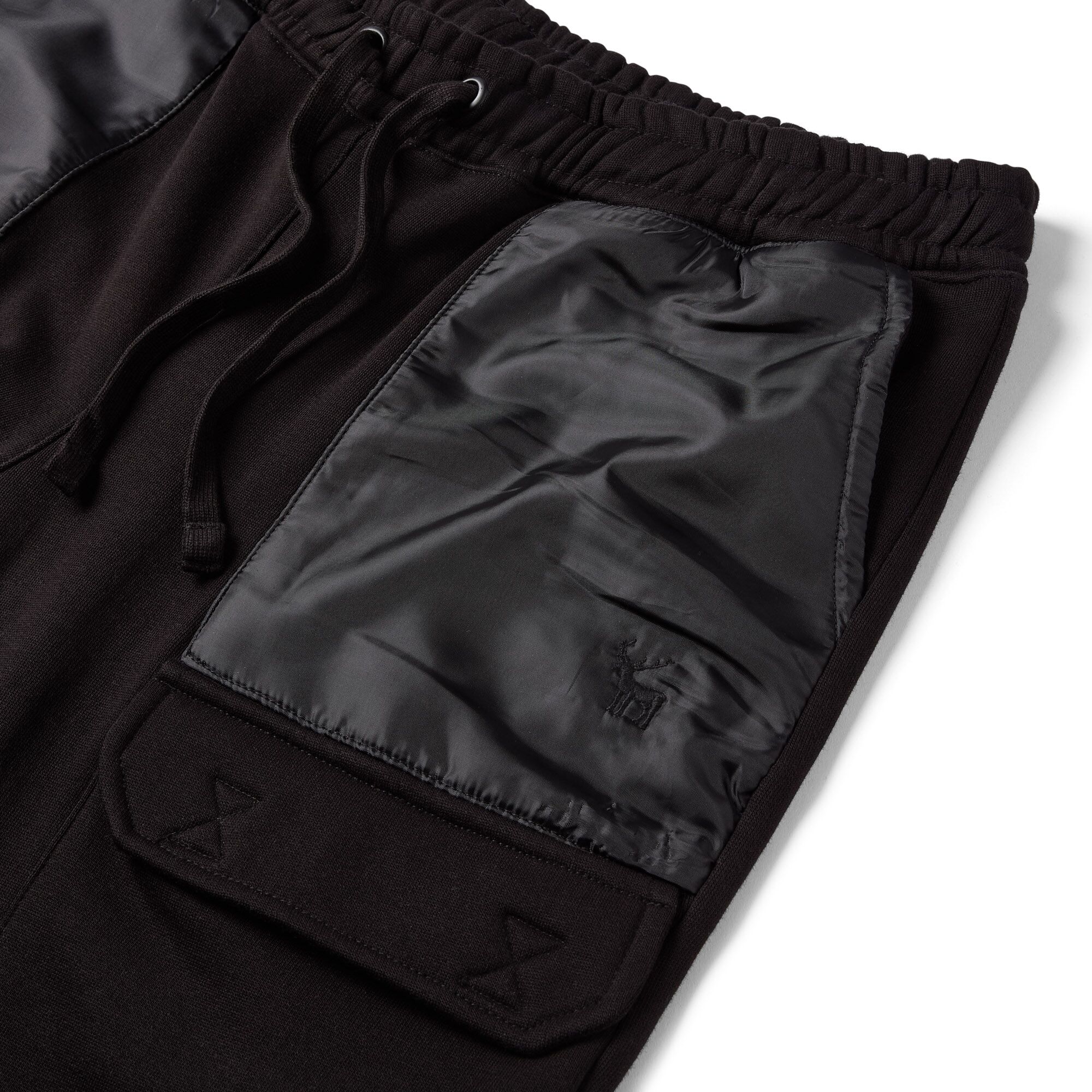 Boys Black Plus Size Sturdy Fit Cargo Pocket Joggers <br/> 34”– 44” Waist - Image 3