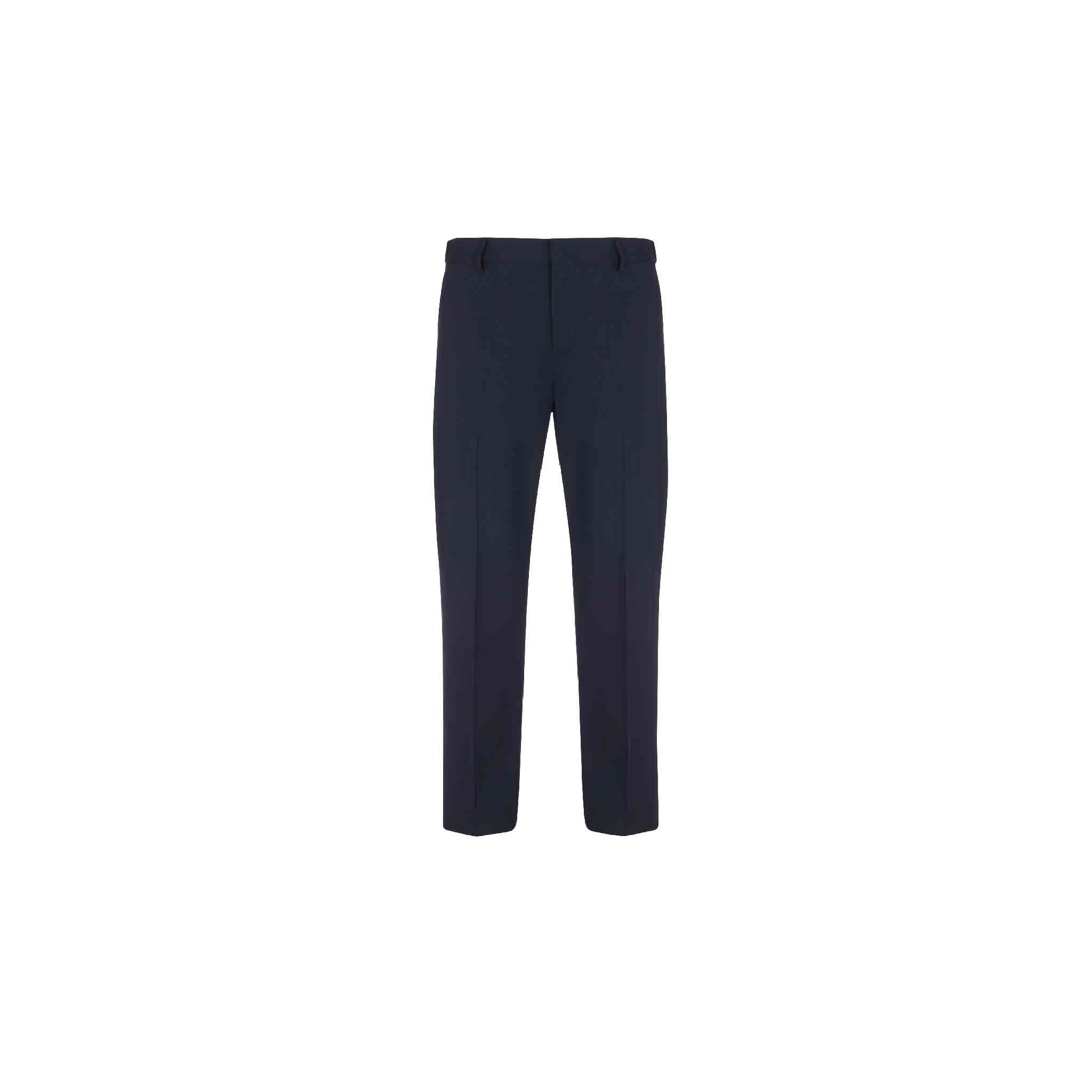 Navy Blue Boys Plus Size Sturdy Fit Stretch Adjustable Waist Trousers <br/> 34" - 42" Waist
