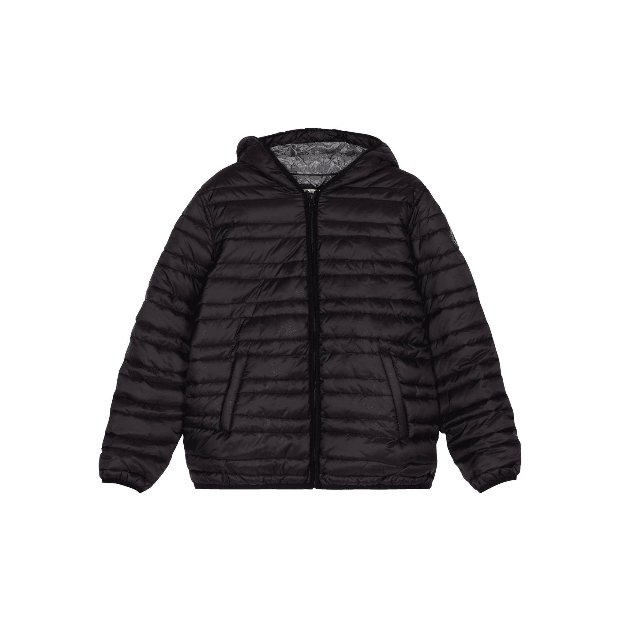 Black Boys Plus Size Sturdy Fit Luxury Hooded Puffer Jacket <br/> 36" – 44" Chest