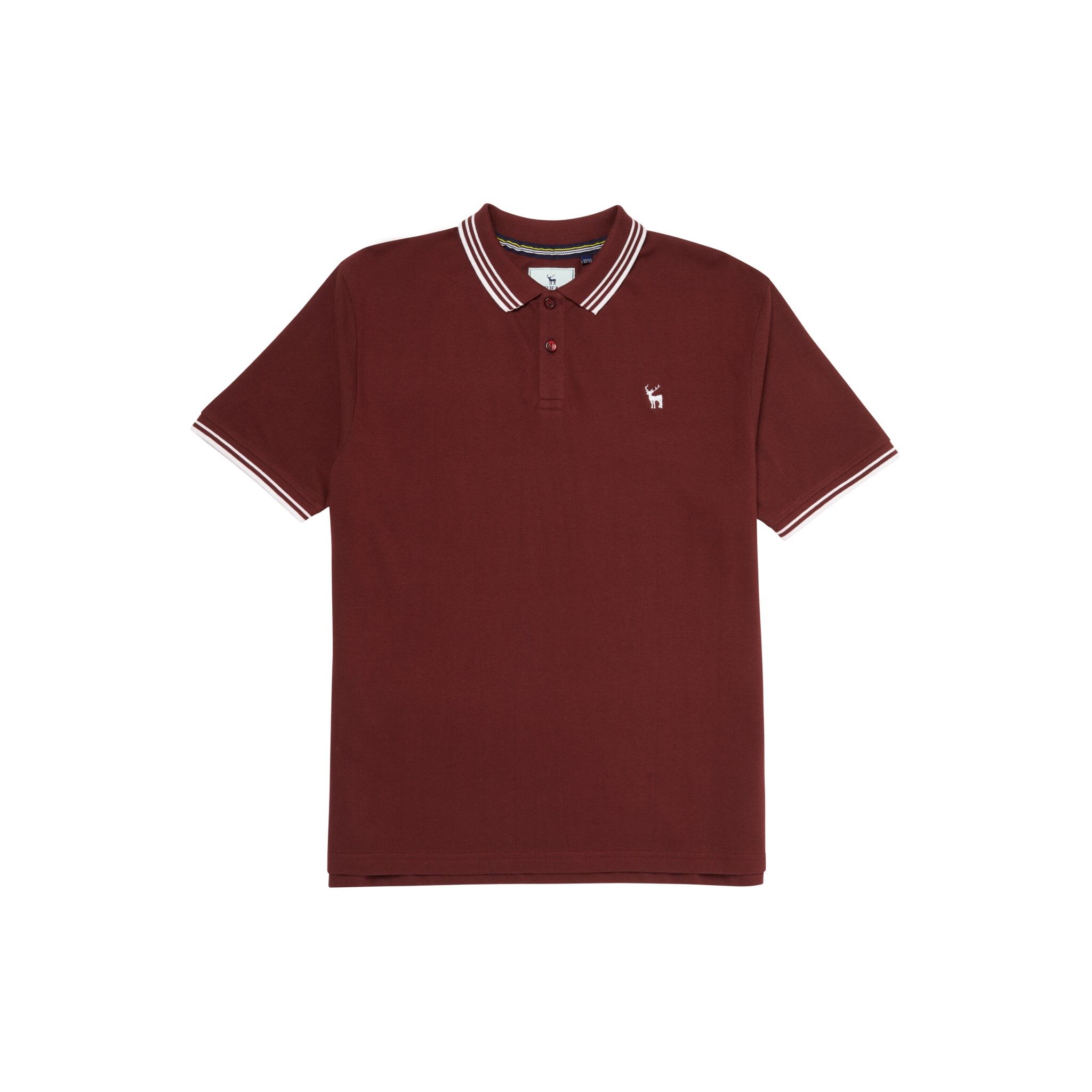 Claret Boys Plus Size Sturdy Fit Essential Cotton Polo Shirt